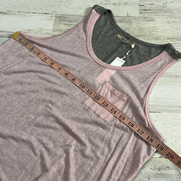 J Brand Linen Blend Two Toned Tank Size L NWT - Picture 6 of 7
